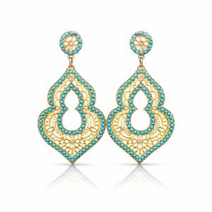 Golden Bollywood Earrings